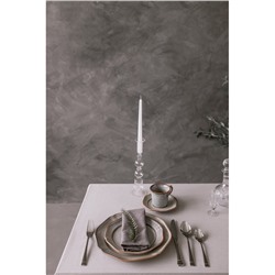Кофейная пара Magistro Vintage, 110 мл, фарфор, серая