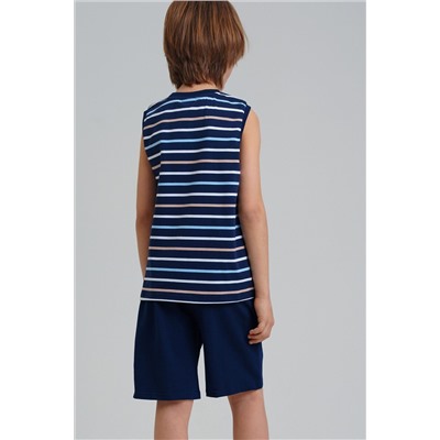 Комплект трикотажный для мальчиков: фуфайка (футболка), шорты PLAYTODAY, 1121878