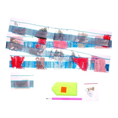 Алмазная мозаика на подрамнике с полным заполнением «Прекрасные цветы», 20×30 см