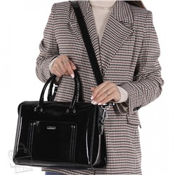 Сумка женская кожаная 9221-1 black Velina Fabbiano-Safenta