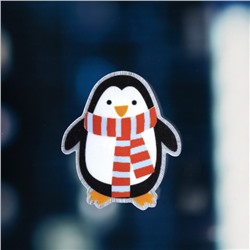 Светодиодная игрушка на липучке «Пингвин» 7.5×8 см, батарейки LR44×3 (в комплекте), свечение мульти