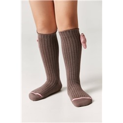Носки детские CONTE-KIDS Удлиненные носки TIP-TOP из хлопка с декоративной игрушкой
