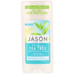 Jason Natural, дезодорант-стик, чайное дерево, 71 г (2,5 унции)