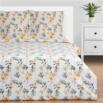 Постельное бельё евро «Этель» Maquis, бязь