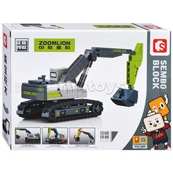 Конструктор "Кран экскаватор" (236 дет.) в коробке