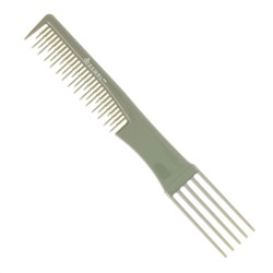 Dewal Расчёска рабочая для начеса с пластиковой вилкой / Эконом OLIVE CO-6505OLIVE,19 см 22092