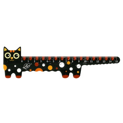 Линейка фигурная "Кот"