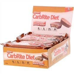 Universal Nutrition, Doctor's CarbRite Diet Bars, Chocolate Peanut Butter, 12 Bars, 2.00 oz (56.7 g) Each