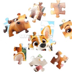 Пазлы 60 "Корги и Милые друзья" 190х141х35 мм.