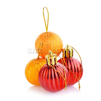 Набор новогодних украшений "Неповторимый" (32шт*3см) в коробке