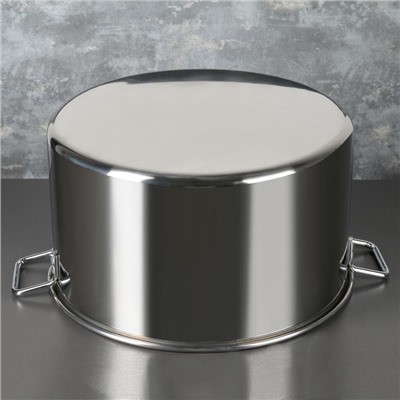 УЦЕНКА Котел 40 л d=45 см h=28 см «Общепит» Сварной. Клепанные ручки