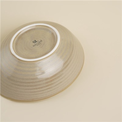 Салатник SL Home «Песчаный бриз», 290 мл, фарфор, бежевый