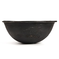 Казан Шафран, 10 л, круглое дно, алюминиевая крышка, чугун