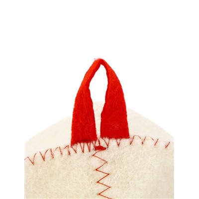 Шапка для бани и сауны «Царица», полиэфир 70%, шерсть 30%