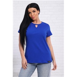 33603 Футболка женская (Васильковый)