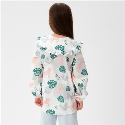 Рубашка детская KAFTAN «Леопард», размер 36 (134-140 см)