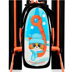 Игрушка Снегокат детский 109 "Wheel" c П-образным толкателем и колесной базой (Кис-кис)