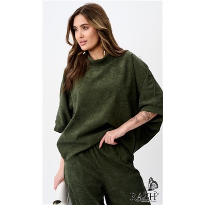 Костюм "Boho" микровельвет еловый