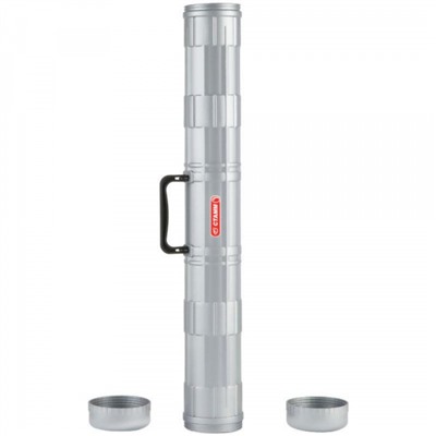 Тубус (футляр для чертежей) диаметр-9см, длина- 70 см, ПТ22 серый Стамм