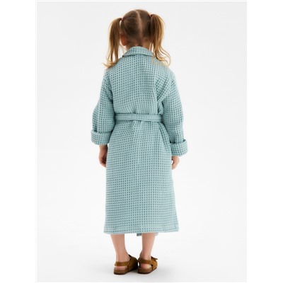 Халат вафельный детский SL HOME: Kids «Аззура», размер 38, 100% хлопок, 280 г/м²