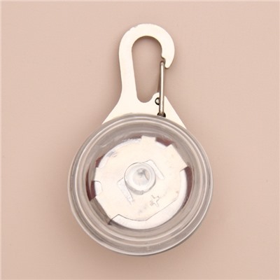 Световой маячок «Сфера», 3 режима свечения, пластик, металл, прозрачный