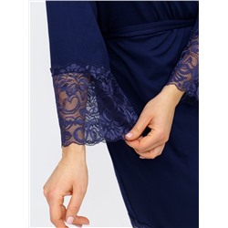 Халат Х-048 (Темно-синий)