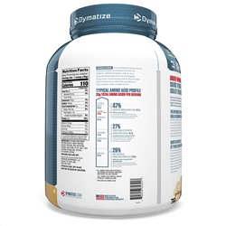 Dymatize Nutrition, ISO100 гидролизат, 100%-ный изолят сывороточного протеина, изысканная ваниль, 5 фунтов (2,3 кг)