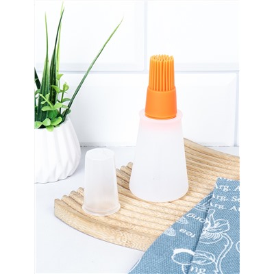 Кисточка масленка силиконовая 11,8x4,8 см / SH-721 /уп 300/