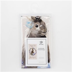 Полотенце Этель «Лавандовый сад» 40×73 см, 100% хлопок, саржа 190 г/м²