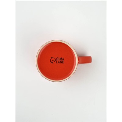 Кружка новогодняя керамическая «Давай греться», 320 мл, ручная работа