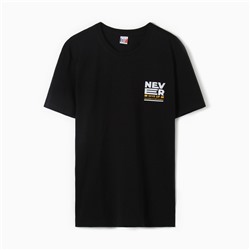 Футболка мужская, цвет чёрный, размер 58