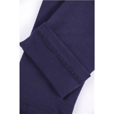 Теплые лосины из футера двухнитки с начесом для девочки Happyfox