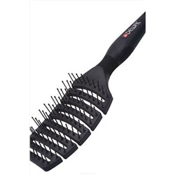 Dewal Щетка для волос туннельная продувная / New Flexi BRZ102, черный KRISTALLER, 1106326