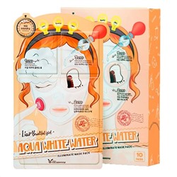 Elizavecca Трёхступенчатая увлажняющая тканевая маска для лица / 3-Step Aqua White Water Illuminate Mask Sheet, 29 мл 14929