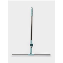 Водосгон для пола, силиконовый, поворотный сгон 49 см, черенок нержавеющая сталь 58-97 см