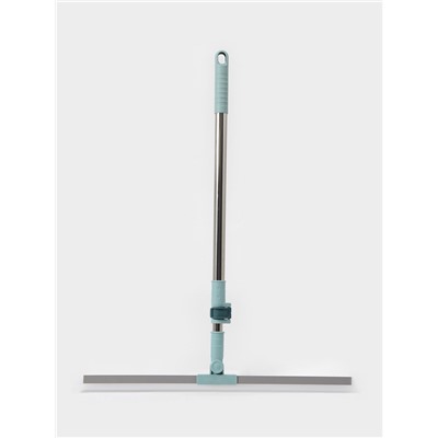 Водосгон для пола, силиконовый, поворотный сгон 49 см, черенок нержавеющая сталь 58-97 см