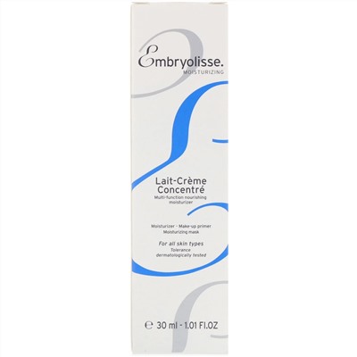 Embryolisse, Концентрированный крем-молочко, многофункциональное питательное и увлажняющее средство, 30 мл (1,01 жидк. унции)