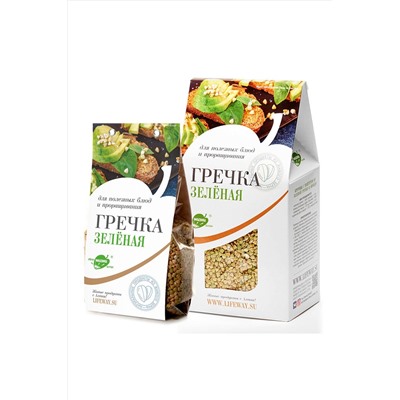 Гречка зелёная для проращивания 500г ЭКОПРОДУКТЫ, 1184407
