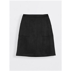 Юбки CONTE CELINA Юбка А-силуэта с эффектом замши и рельефными линиями