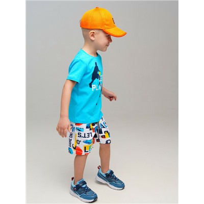 Комплект трикотажный для мальчиков: фуфайка (футболка), шорты