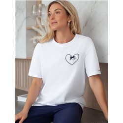 VILATTE Футболка D49.136