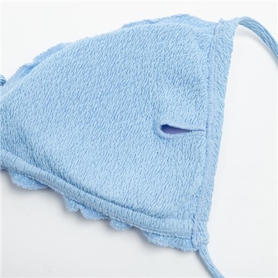 Купальник раздельный с завязками женский MINAKU, размер 48, синий