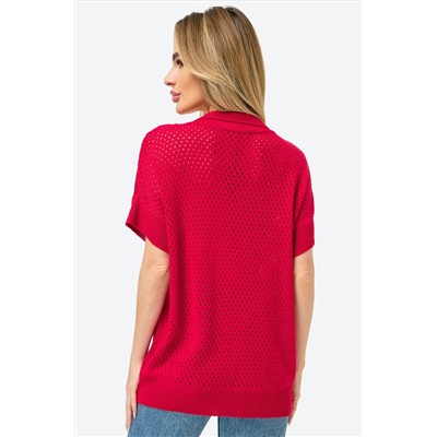 Женская вязаная футболка-поло Happyfox