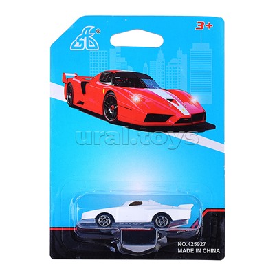 Набор машин "Гоночный заезд" на листе