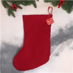 Подвеска на ёлку «Снеговик с ёлочкой», мягкая, 20×33 см, красный