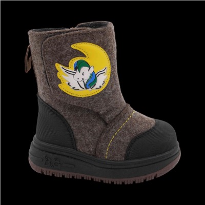 Валенки 8809-3R коричневые