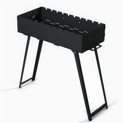 Мангал с ножками FIREGRILL, 74.7×37.5×72.3 см, 2 мм, длина жаровни 65 см