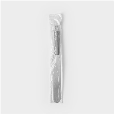 Кондитерская лопатка - палетка прямая Доляна, 32.5×3 см, рабочая часть 20 см, серебристая