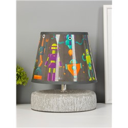 Настольная лампа «Суше» E27 40 Вт серый 20×20×23 см RISALUX