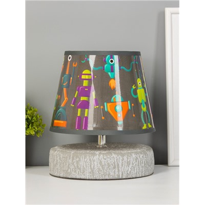 Настольная лампа «Суше» E27 40 Вт серый 20×20×23 см RISALUX